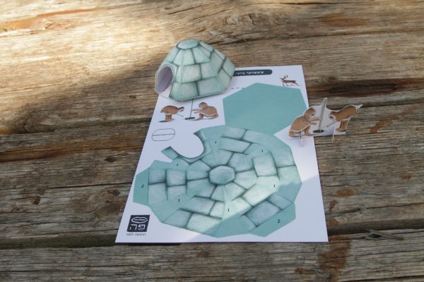 ⁦צעצועי נייר להרכבה: מארז שלוש גלויות⁩ – תמונה ⁦4⁩